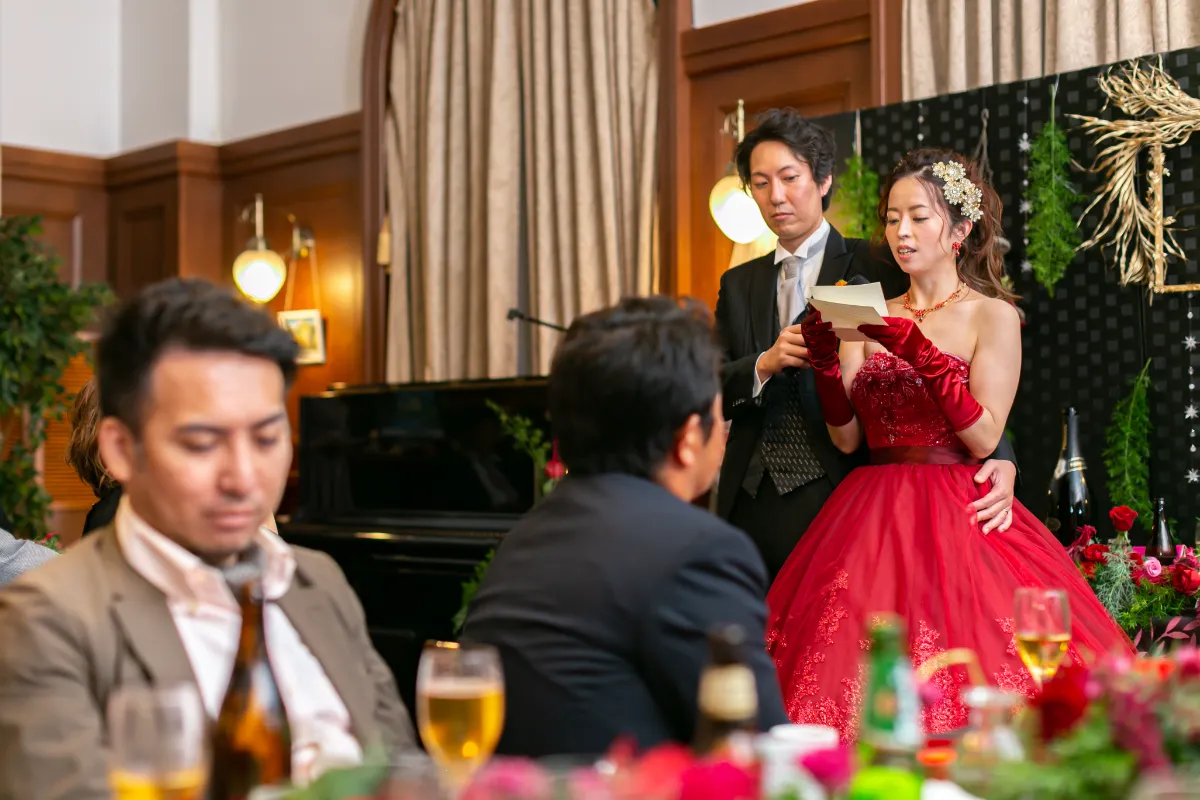 結婚式の風景